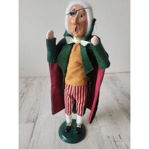 Byers choice 1996 drosselmeier Pirate Victorian Cape Xmas figurine man 14 in tal